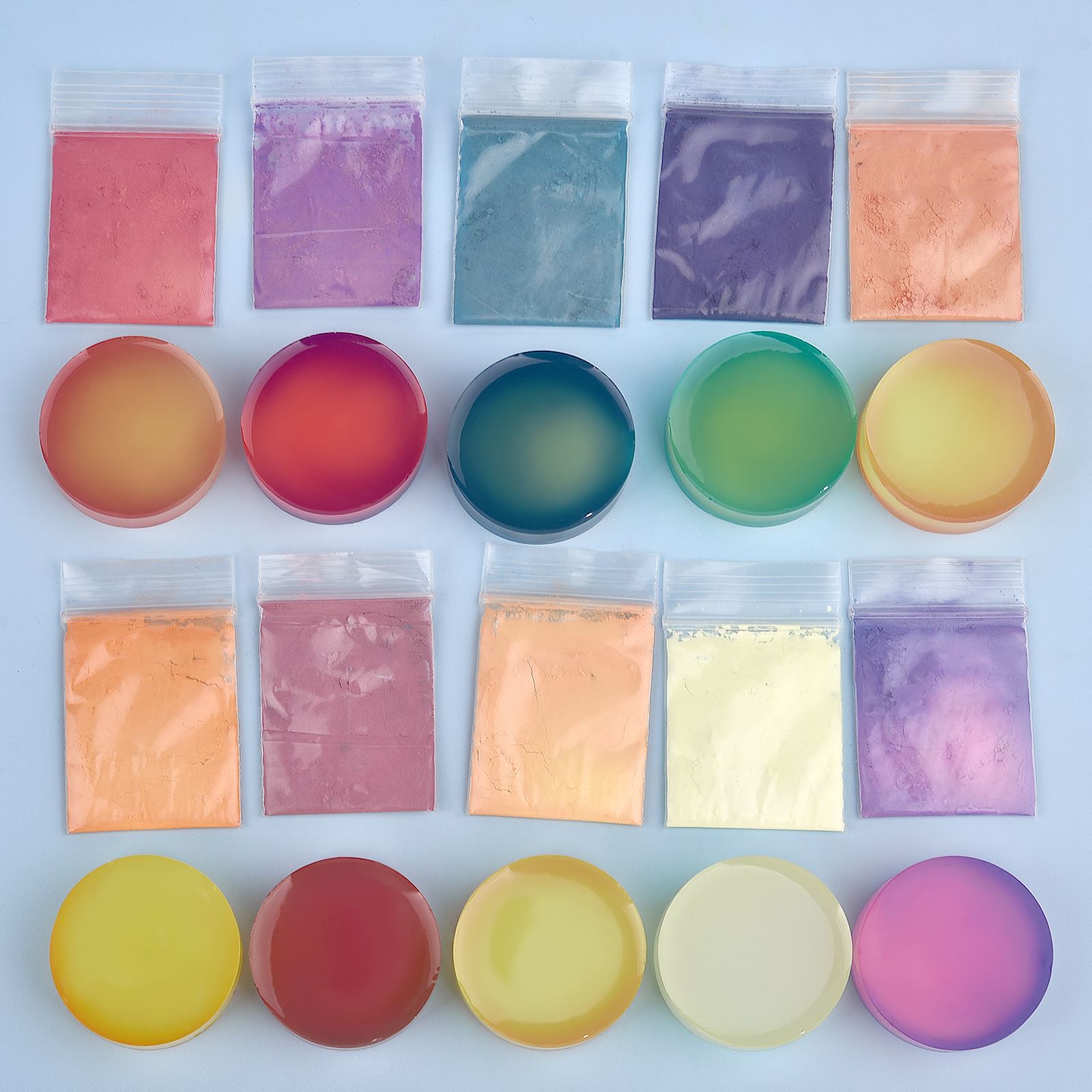 Resin Pigment Set - Polvo que cambia de Color con
