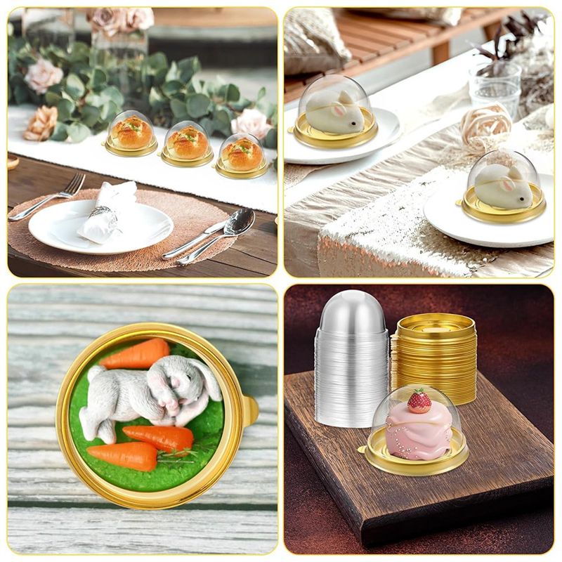 Dome Mold Clear - ABUN Domos para Charcutería con Tapas,