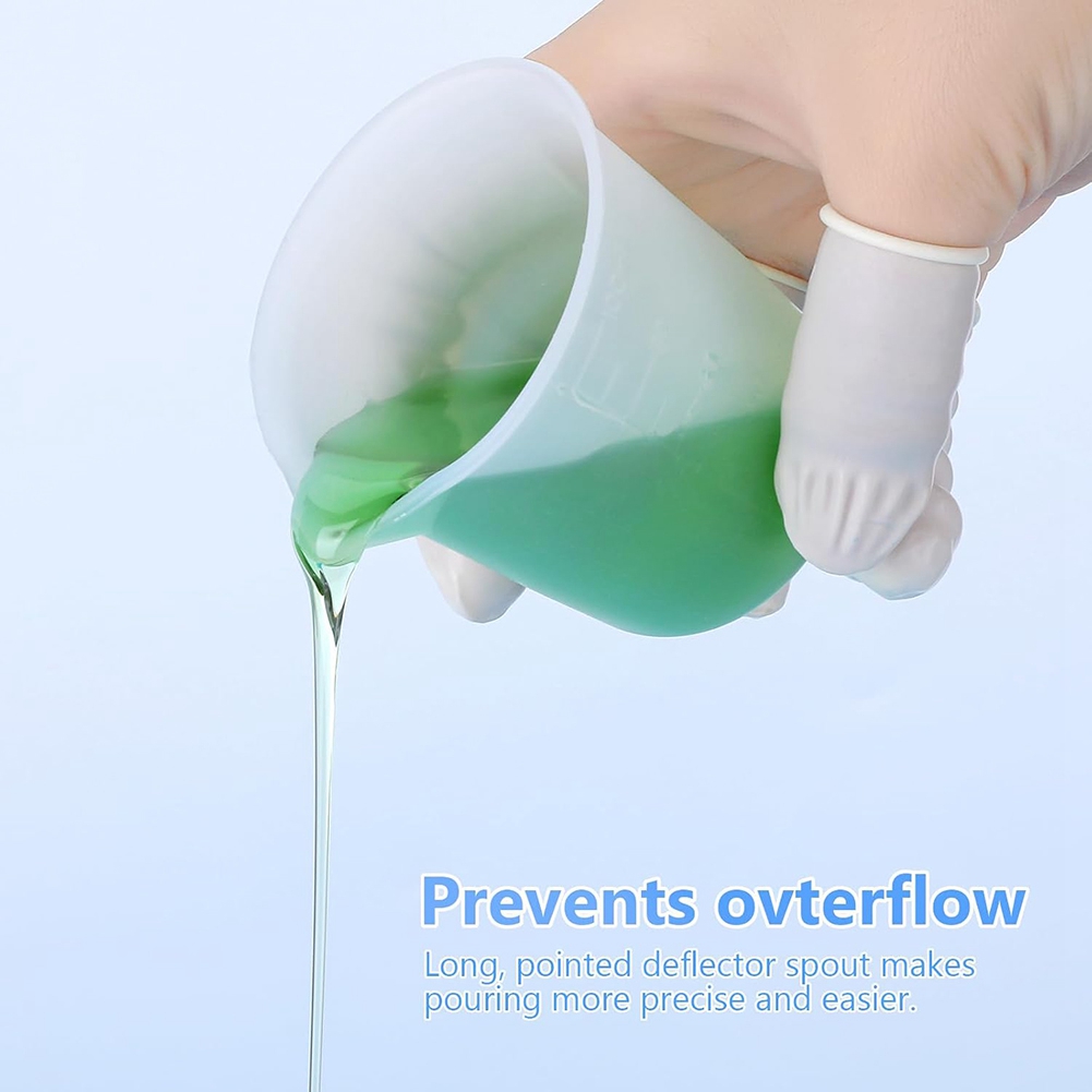 Mixing Cup Silicone - -Tazas medidoras de silicona de dosembre