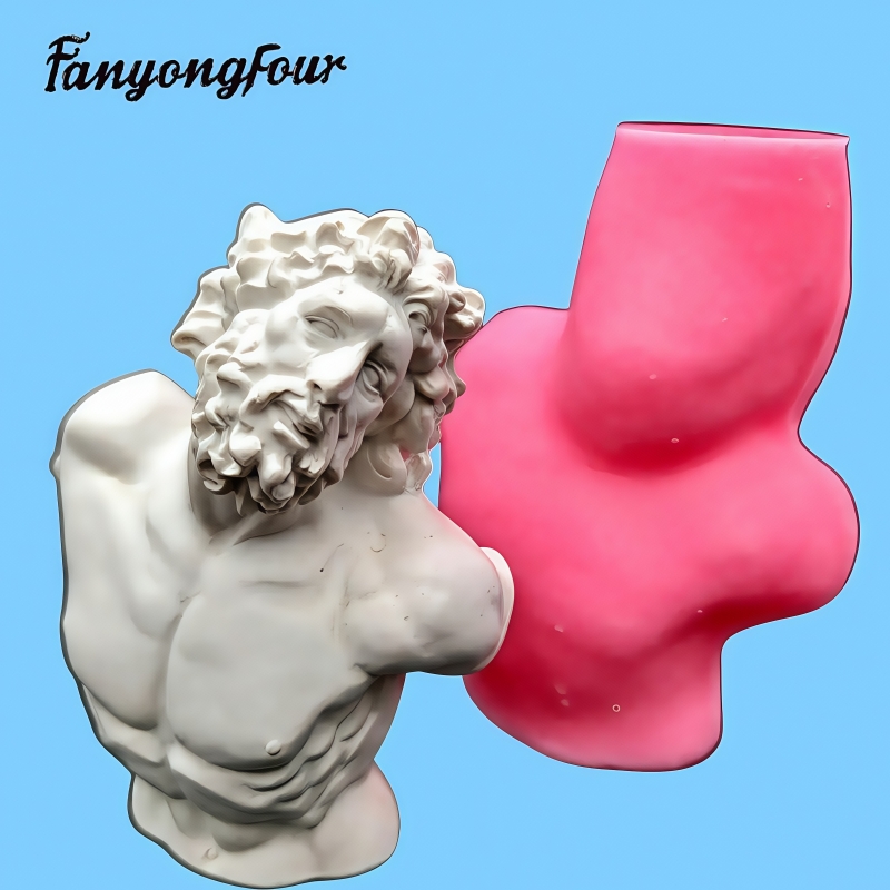 Resin Craft Ideas - Molde de silicona de medio cuerpo