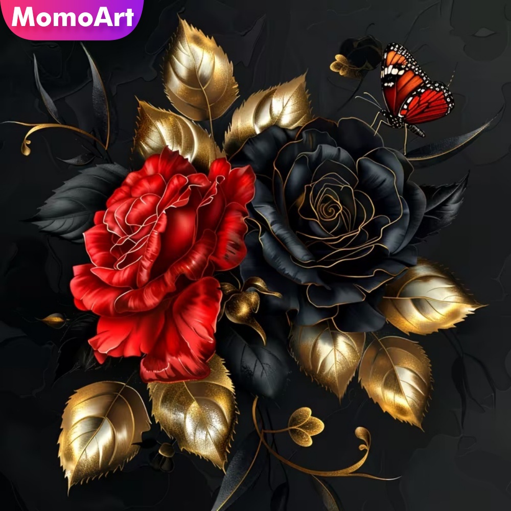 Resin Craft For Beginners - Momoart 5D DIY diamante mosaico flor