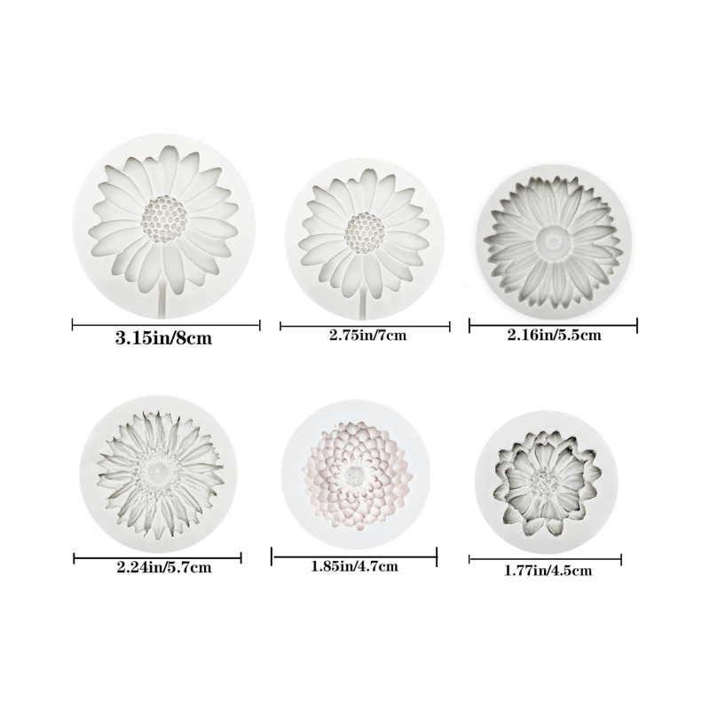 6 piezas, molde de silicona co - Resin Craft Ideas reseña y precio