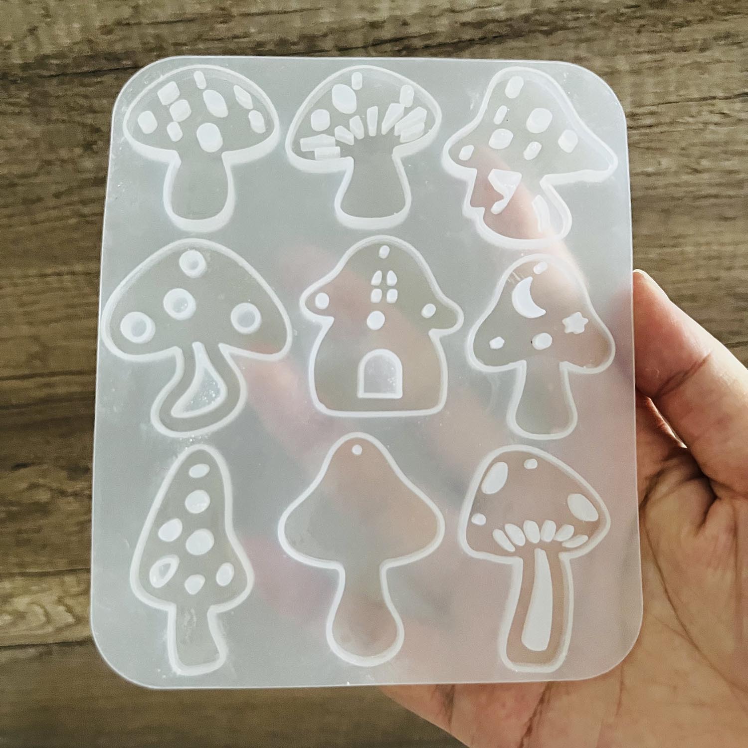 Colgante de pendiente de setas - Flower Preservation Resin reseña y precio