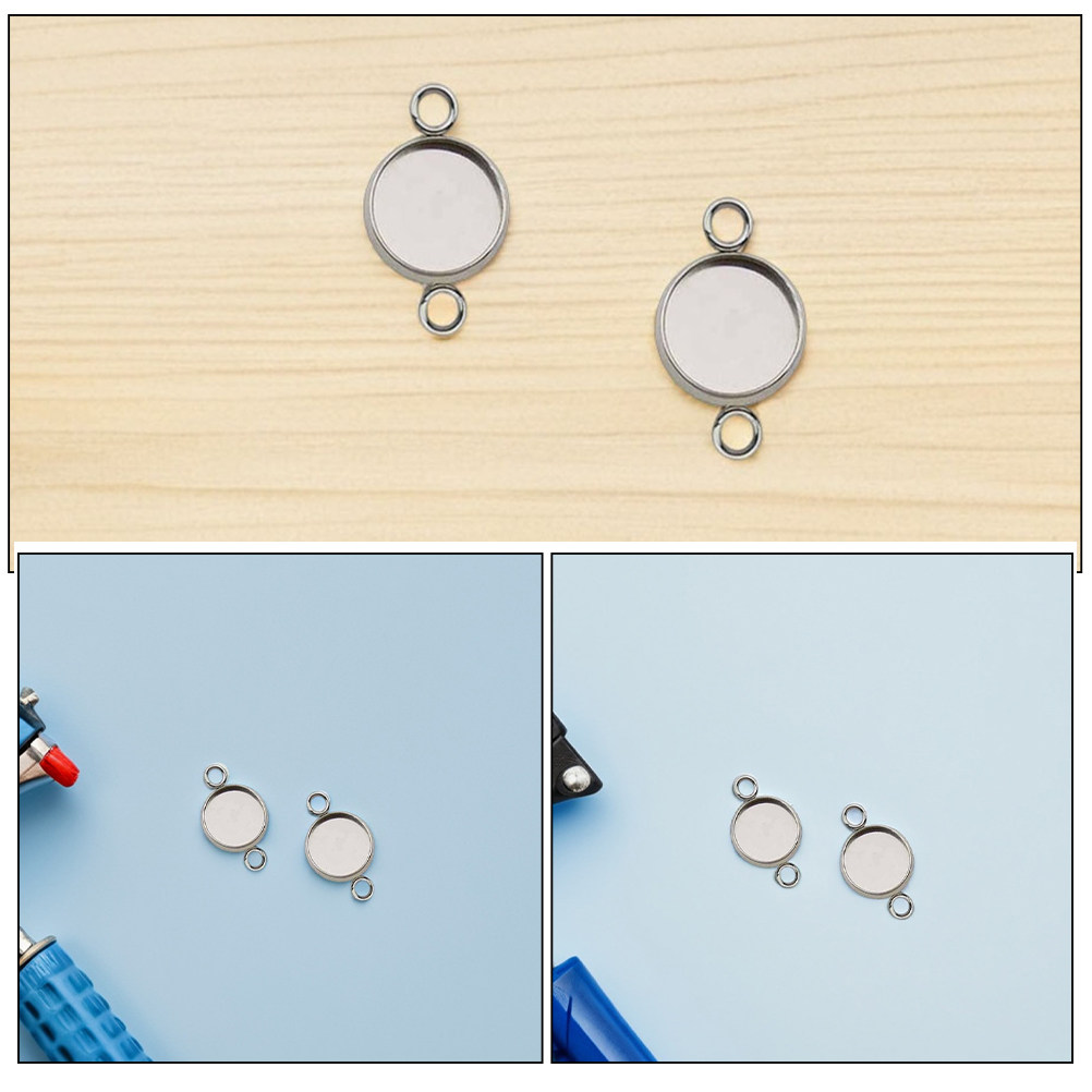20 piezas de bases para joyerí - Bezels Set Pendant reseña y precio