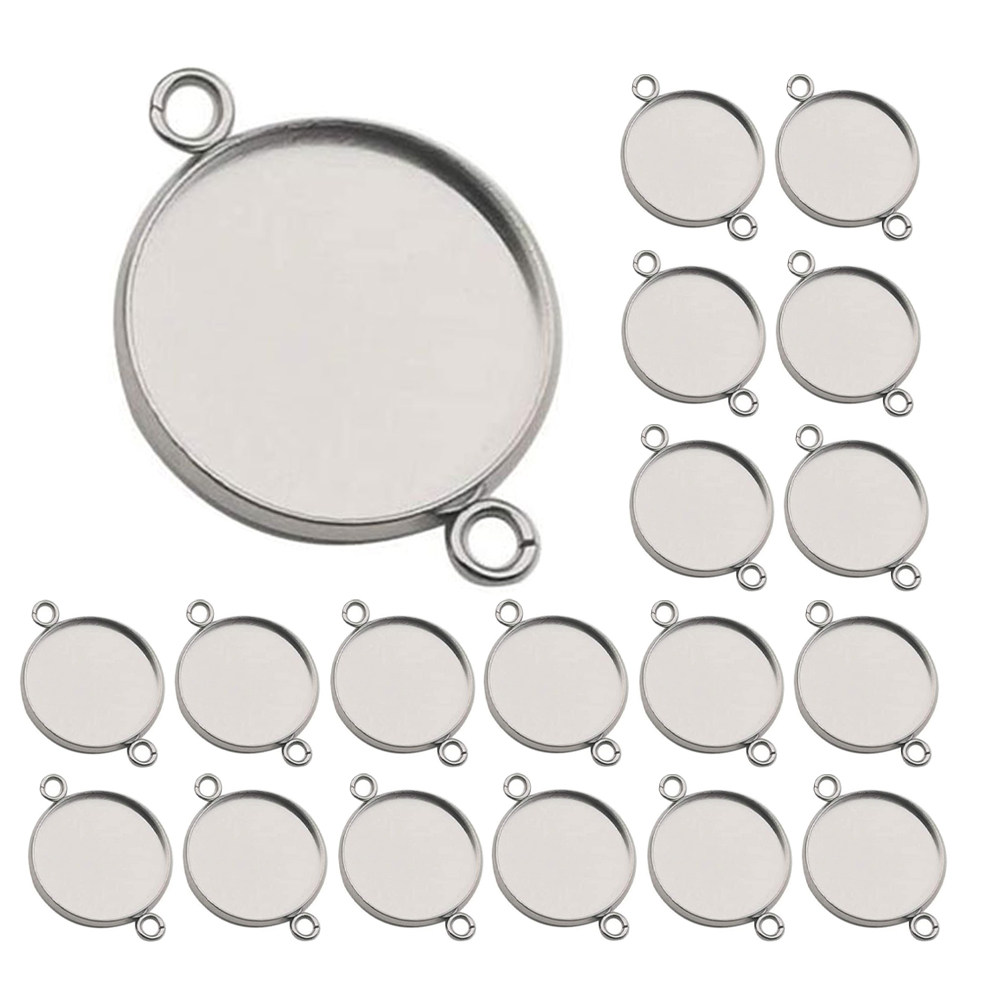 20 piezas de bases para joyerí - Bezels Set Pendant reseña y precio