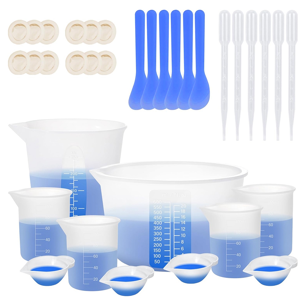 -Tazas medidoras de silicona d - Mixing Cup Silicone reseña y precio
