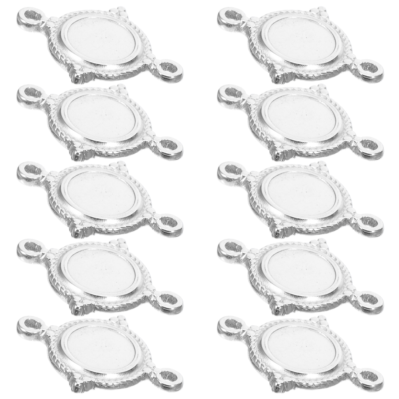 10 piezas de bandejas redondas - Bezels Set Pendant reseña y precio
